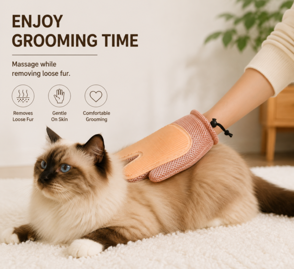 CoziPaw gentle grooming glove for dogs and cats