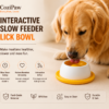 Slow feeder bowl for dogs that supports calmer everyday feeding
