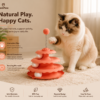 CoziPaw interactive cat turntable toy with mental stimulation for indoor cats