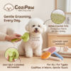 CoziPaw self-cleaning pet grooming brush for dogs and cats
