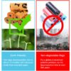 Dog waste bag dispenser and refill roll for on the go cleanup