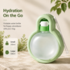 CoziPaw portable dog water bottle 350ml and 500ml size comparison