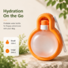 CoziPaw portable dog water bottle size and capacity guide