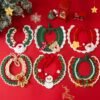 CoziPaw™ Hand-Knitted Christmas Pet Collar, Hat & Scarf Collection – Adjustable Holiday Outfits for Cats & Small Dogs