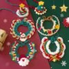 CoziPaw™ Hand-Knitted Christmas Pet Collar, Hat & Scarf Collection – Adjustable Holiday Outfits for Cats & Small Do