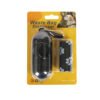 Portable dog waste bag dispenser with refill roll for convenient walks